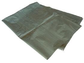 Abfallsäcke grau 120 Liter, unbedruckt 900 x 1200 x 0.075 mm, mit Bodennaht