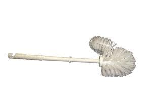 WC-Besen mit Randreiniger, Kunststoff 37 x 11 cm, Durchmesser 7.8 cm