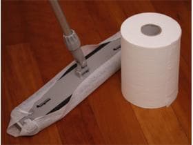 Staubwischtuch EcoLinn 2000 mit Klebstoff, Rl. à 150 Blatt à 60x22cm