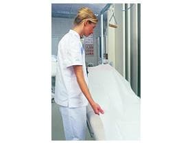 Liegenabdeckung "Unisan" 59 cm x 150 m 1 Lage Tissue mit PE-Folie beschichtet