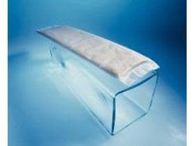 Rechteckige Einlagen ohne Folie Mini 36 x 11 cm, Saugleistung 400 ml