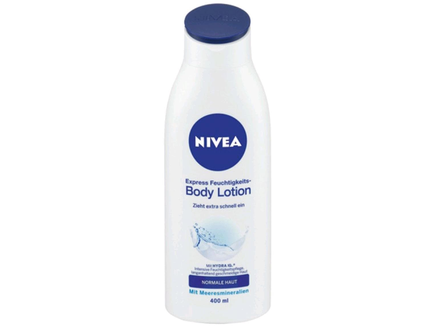 Nivea Body Lotion 400 ml, schnell einziehende Feuchtigkeitpflege