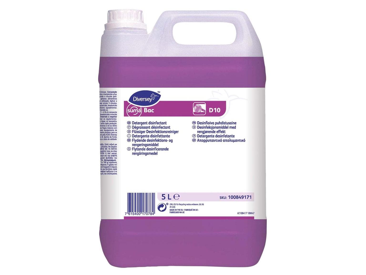 Desinfektionsreiniger Suma Bac D10, konzentrierter, flüssiger Desinfektions-