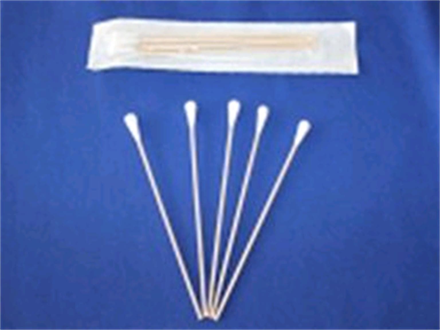 Holzstäbchen 15 cm, mit Wattekopf steril, Large ø 10 mm