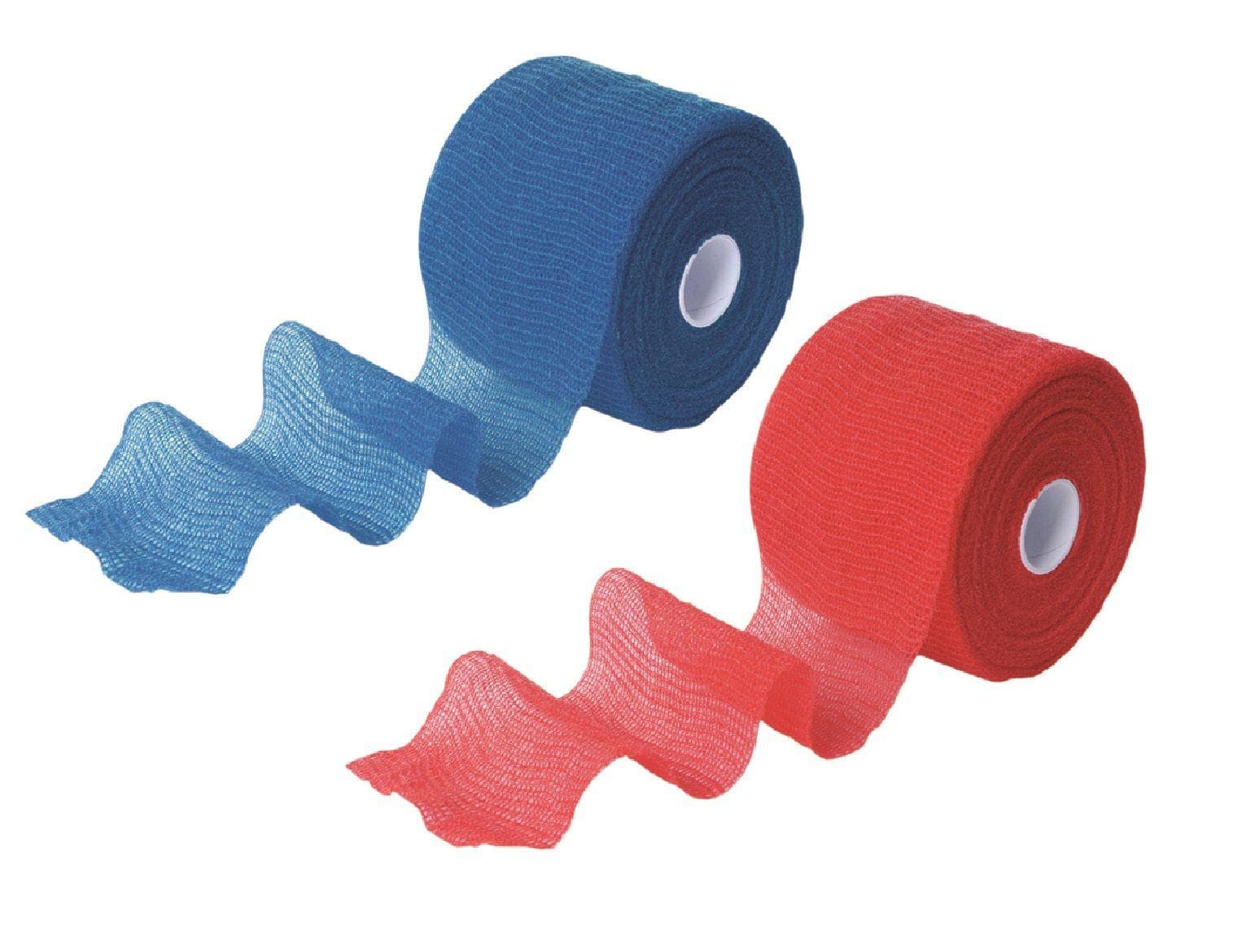 Haft Krepp, rot, kohäsive & elastische Fixierbinden, 6 cm x 20 m