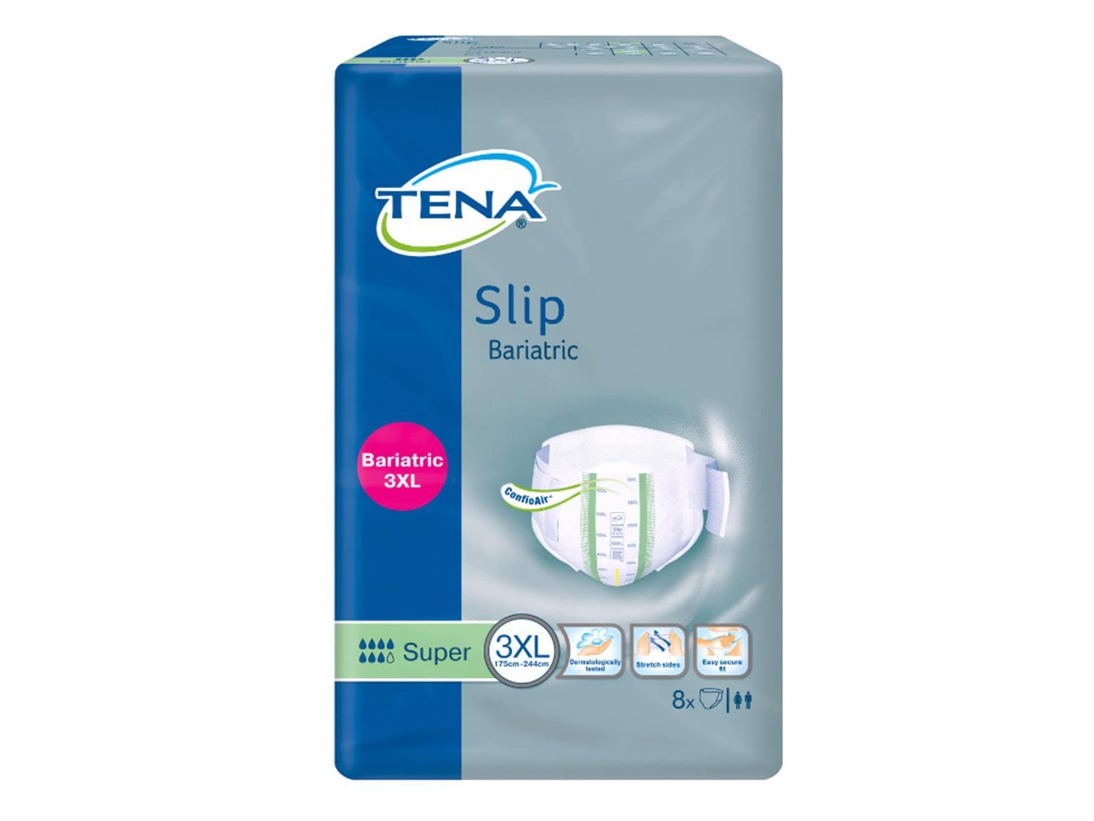TENA Slip Bariatric Super 3XL, Hüftumfang 175 - 244 cm