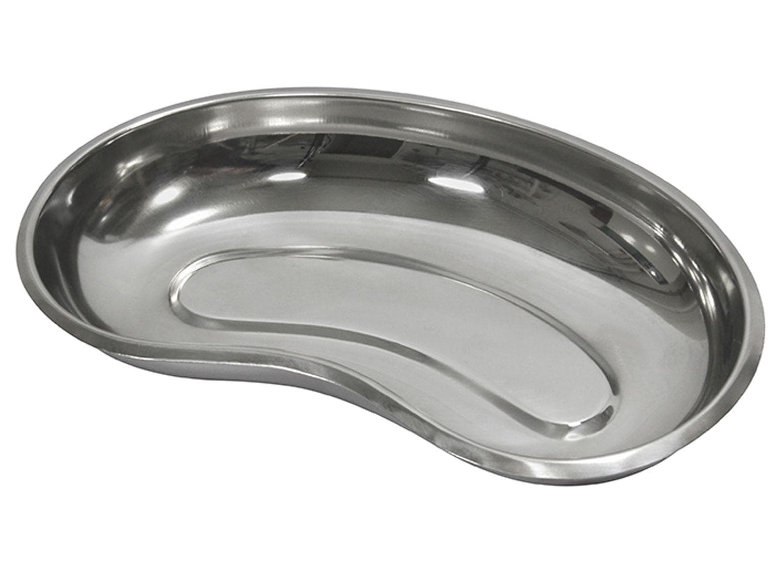 Nierenschale aus Edelstahl, glänzend, 250mm lang, 40mm tief, sterilisierbar,