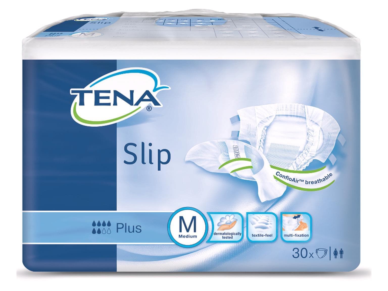 TENA Slip Plus M,2100 ml, Hüftumfang 73 - 122 cm