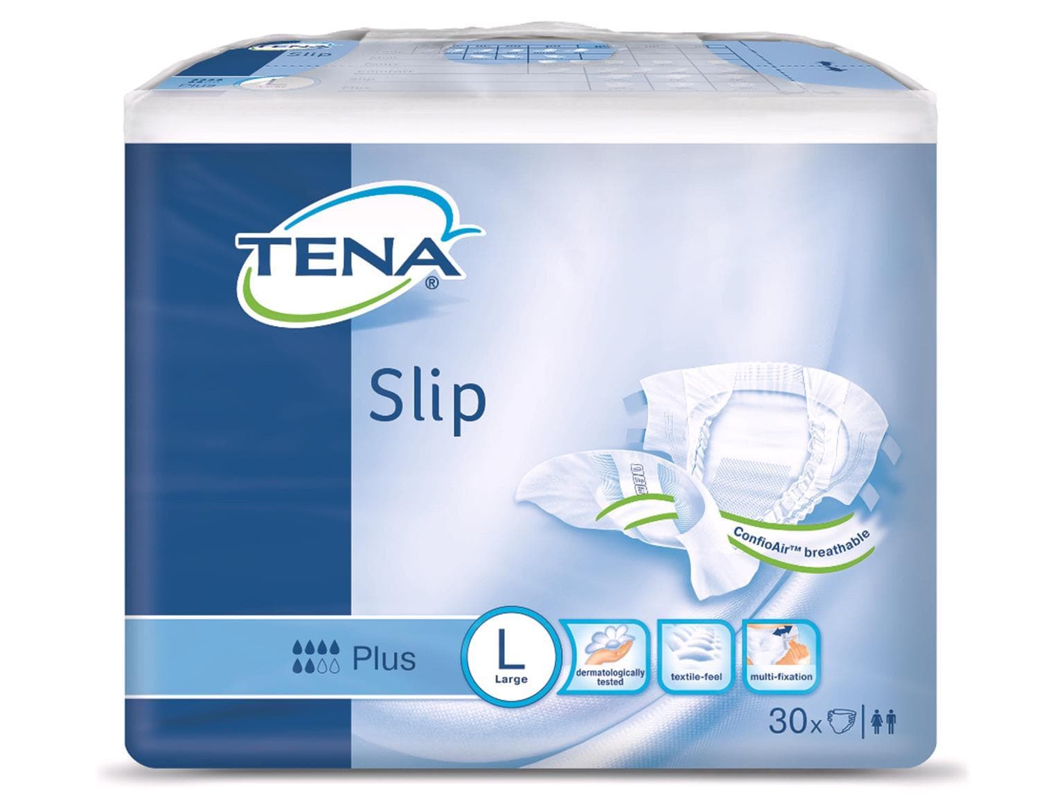 TENA Slip Plus L, Hüftumfang 92 - 144 cm
