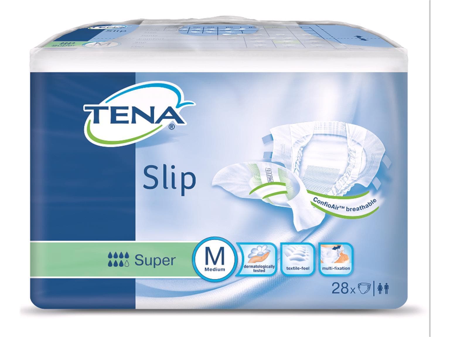 TENA Slip Super M, Hüftumfang 73 - 122 cm