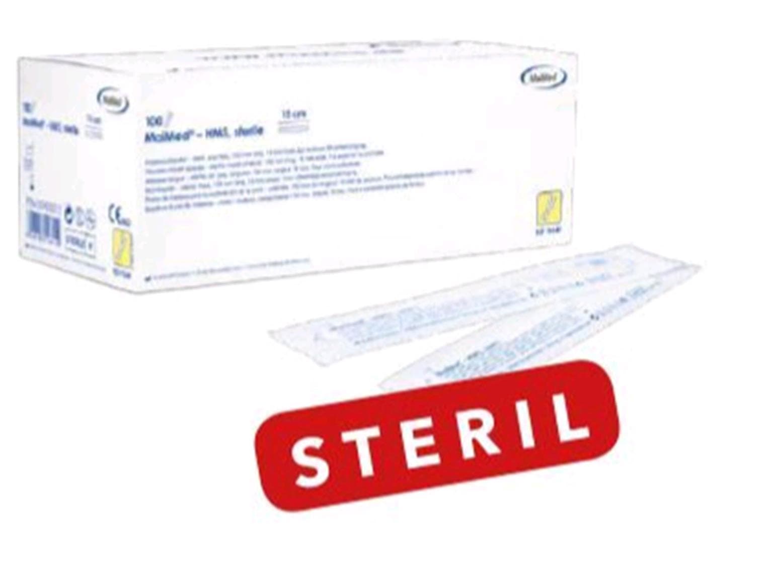 Holzmundspatel 15 x 1.8 cm, steril, einzeln in einer Spenderbox verpackt