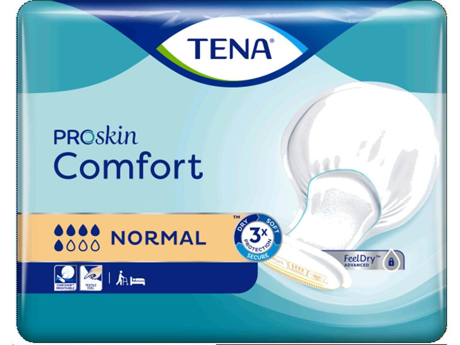 Einlagen TENA Comfort Normal, 1'070 ml 53 x 29 cm