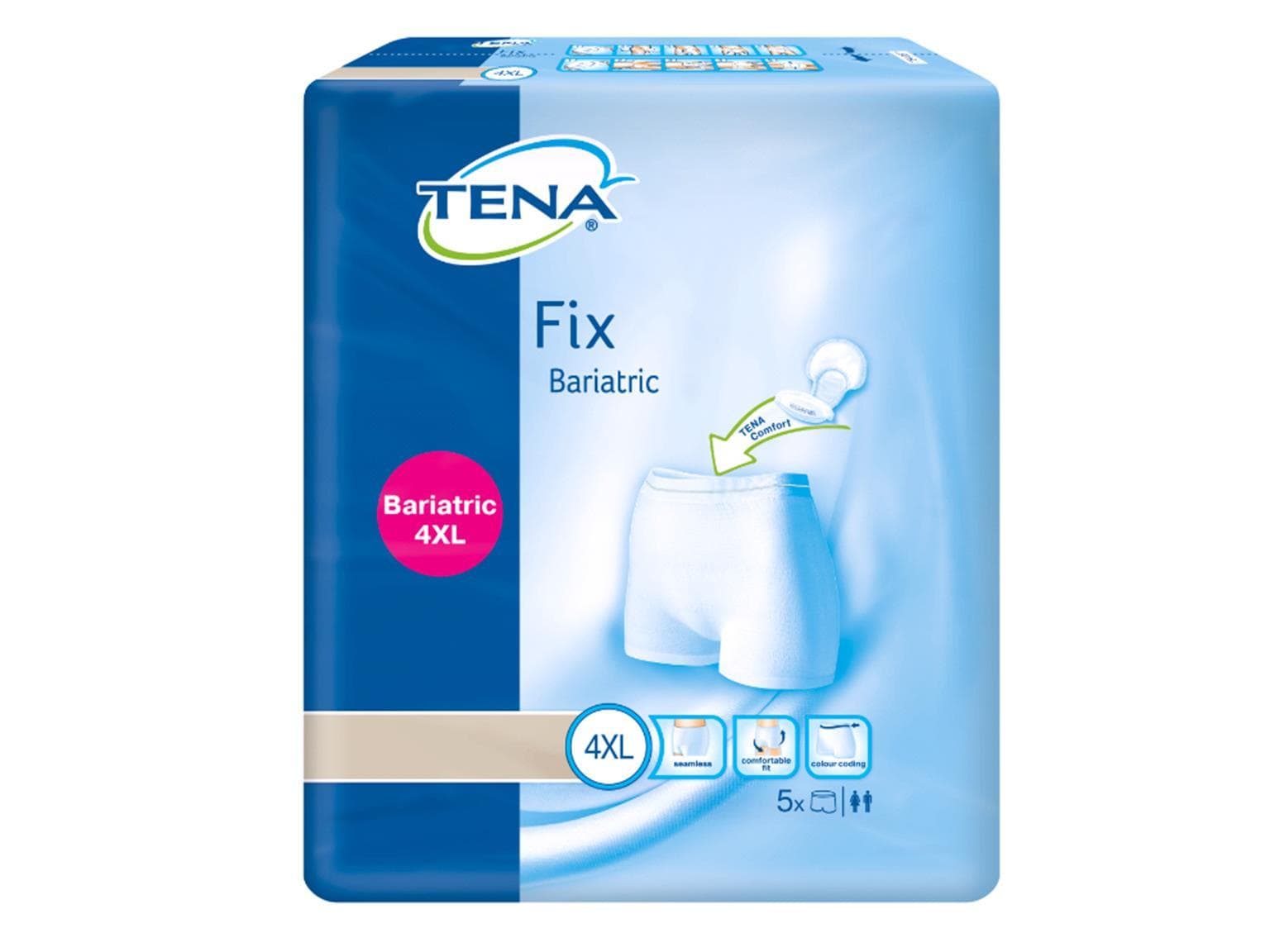 Fixierhosen TENA Fix 4X-Large, Gesamtgrösse 140 - 200 cm