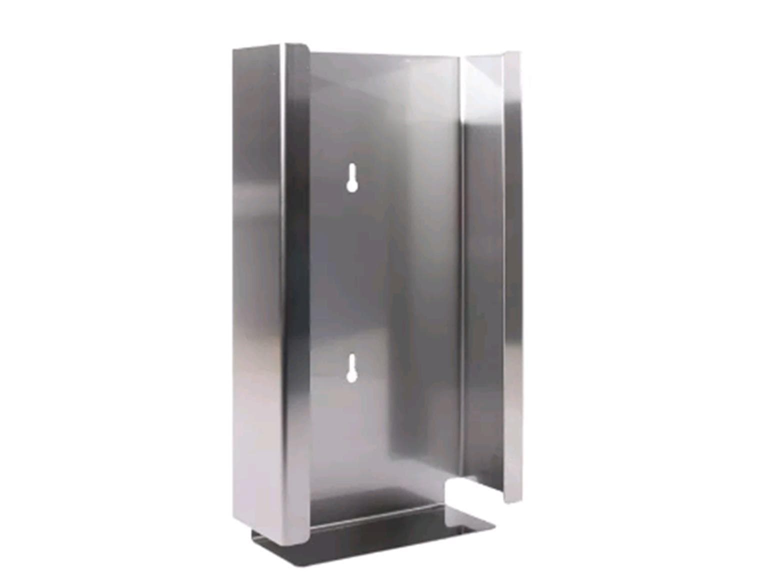 3-er Spender für Einweg-Handschuhe, Edelstahl, rostfrei, 37 x 8 x 22 cm