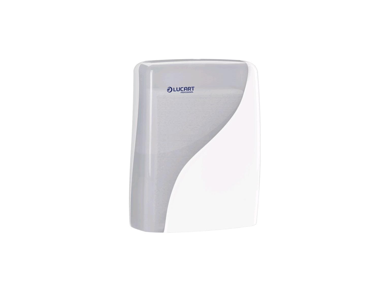 Falthandtuchspender Identity, weiss, für Z-, V- und C-Falz geeignet, Masse