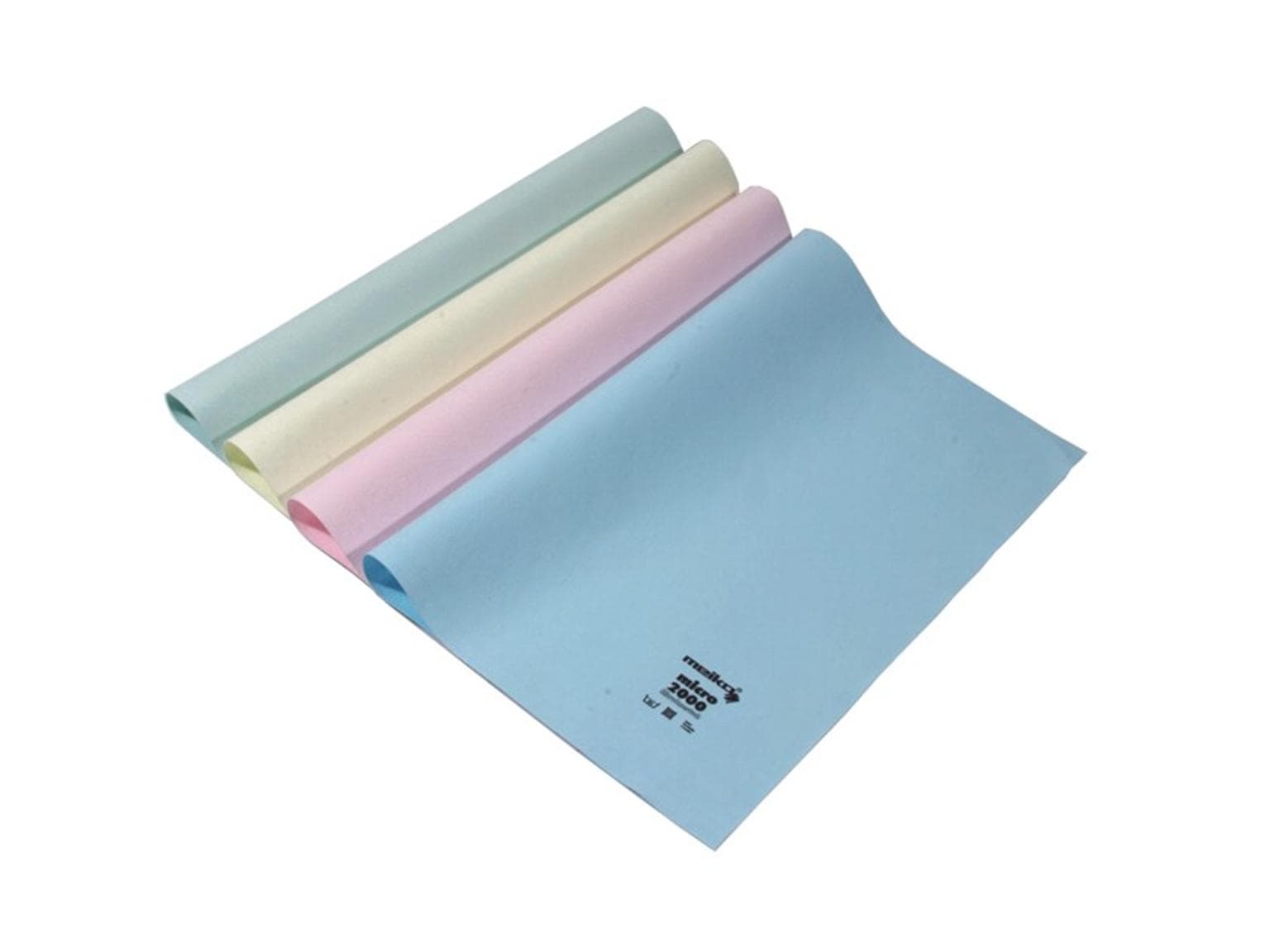 Microfasertücher Micro 2000, gevliest, weiss, 40 x 45 cm, wasserstrahlverfes-