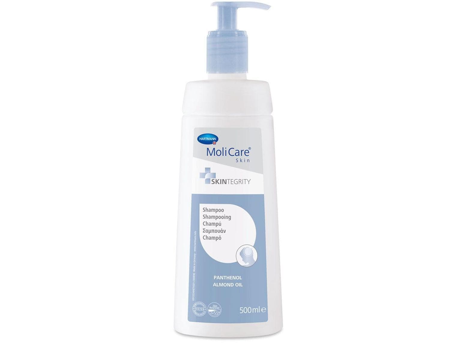 MoliCare Skin Shampoo, 500 ml, mit Panthenol und Mandelöl