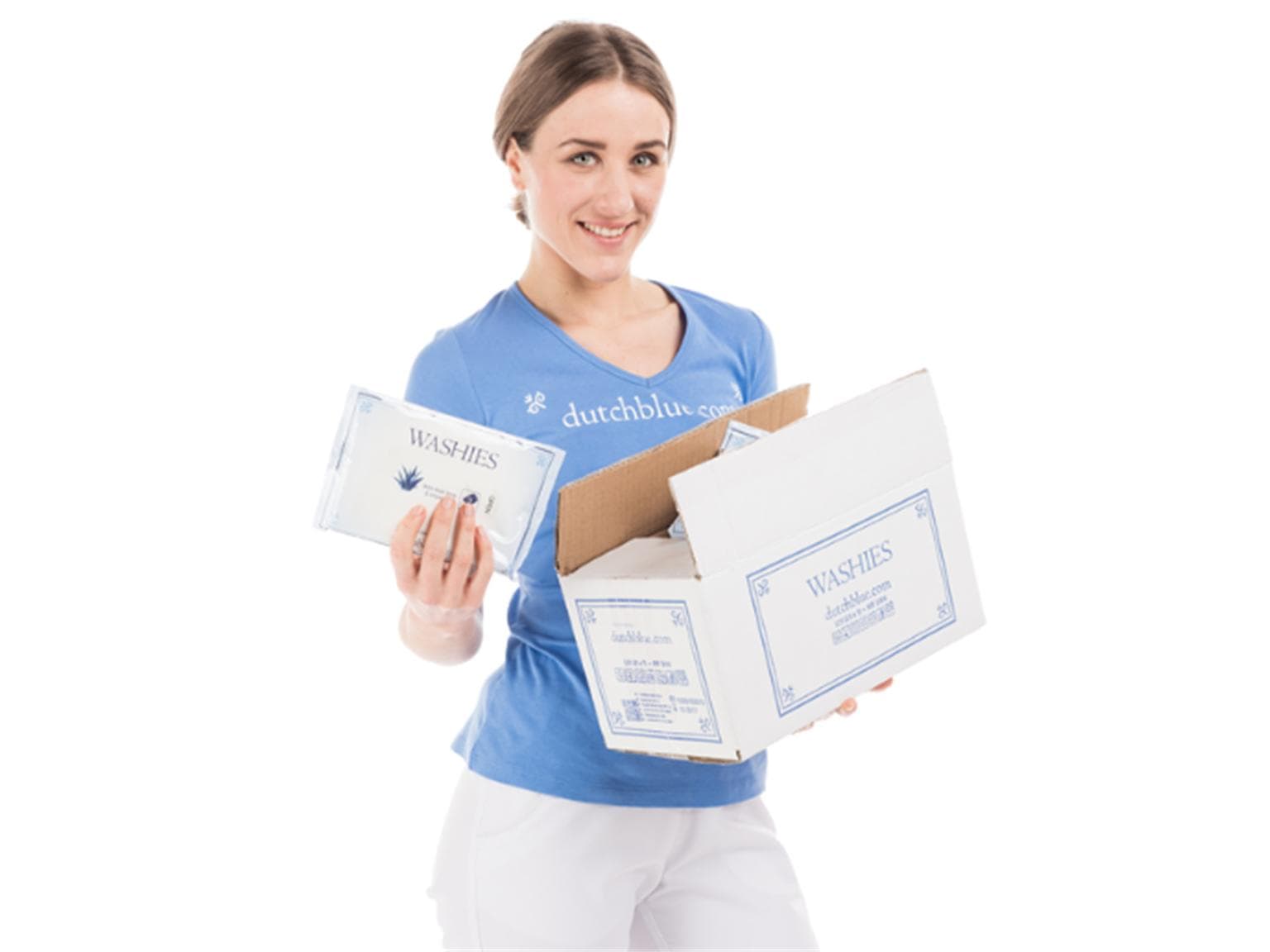 WASHIES Feuchte Waschhandschuhe, pH-hautneutral, latexfrei, hypoallergen,