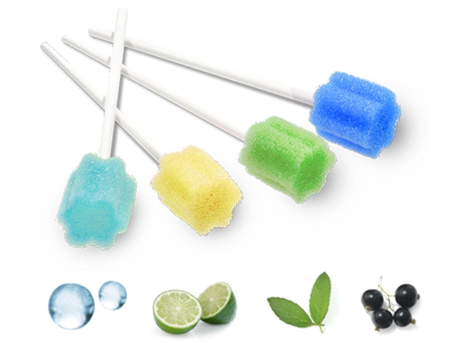 SWABBIES, Mundpflegestäbchen, mix, aus Schaumstoff, für Mundhygiene