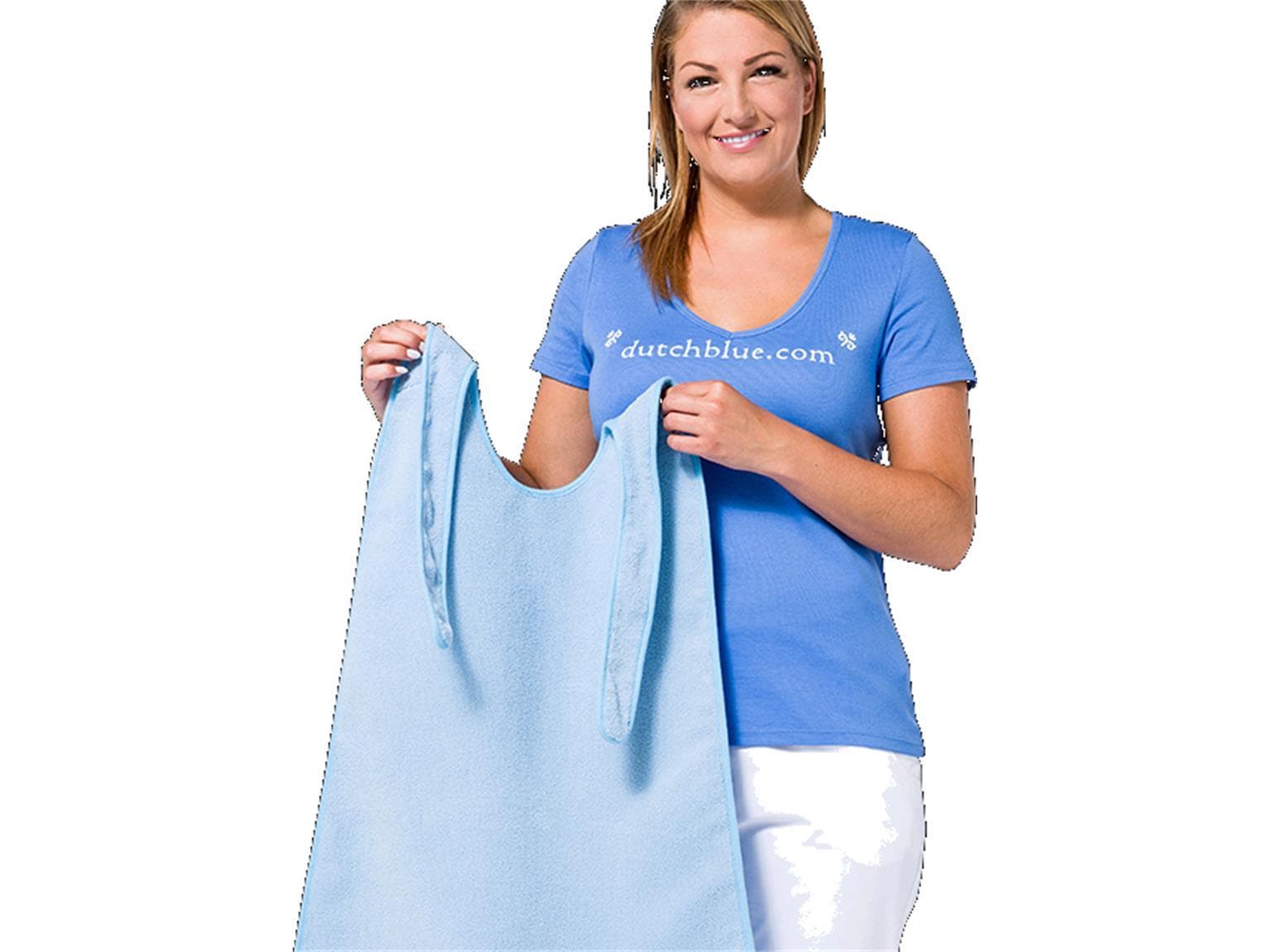 WIBBIES EDAM, Schutzserviette blau, 54 x 70 cm, zum Binden