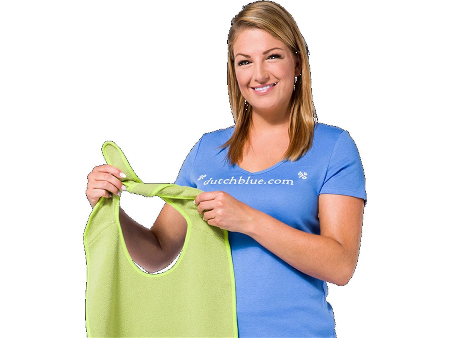 WIBBIES EDAM, Schutzserviette grün, 54 x 70 cm, grün, zum binden