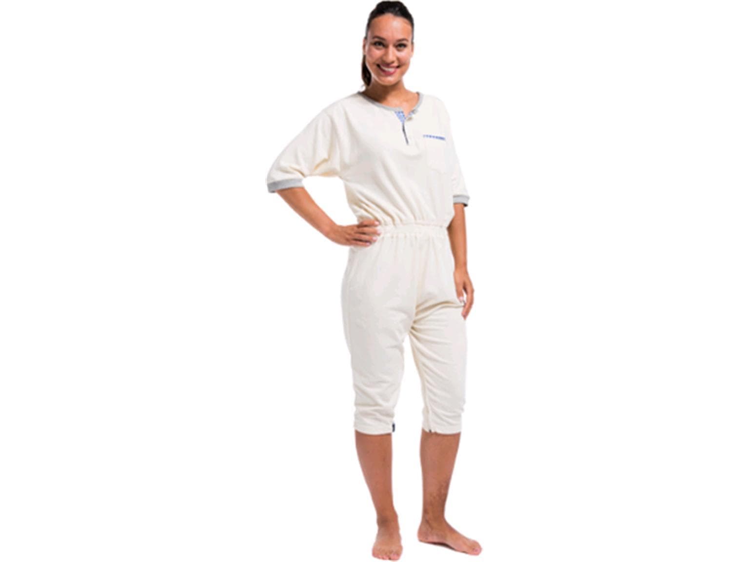 NIGHTIES KURZ, Overall Kurzarm/Bein, Grösse M, gelb
