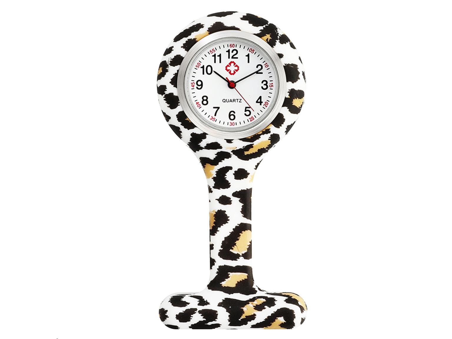 Schwesternuhr aus Silikon, "Leo", ø 4 cm, 8 cm lang