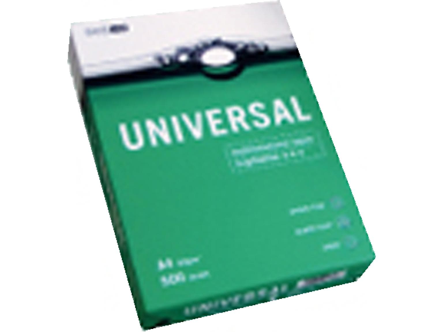 Kopierpapier Universal A4, 80 gm2 weiss, matt, elementar chlorfrei ECF