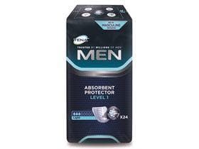 Tena Men Level 1, 19.8 x 23 cm, 275 ml, Atmungsaktive Einlagen für Männer