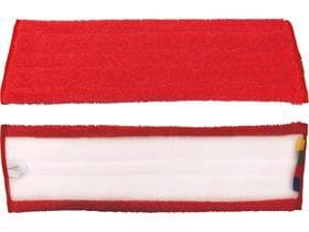 NuTex Speed Klettmopp 30 cm, rot Microfaser aus Schlingengewebe