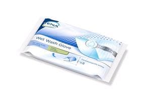 TENA Wet Wash Glove Waschhandschuhe, mild parfümiert, 30 x 8 Stück