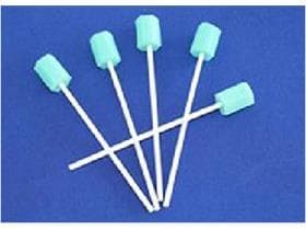 PS Schaumstoffspatel, 140 x 4 mm, grün, sternförmig, 50 Stück à Karton