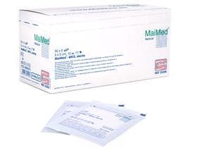 Mull-Schlitzkompressen, 10 x 10 cm, 17 Fäden, steril, 100% BW, 12-lg