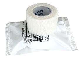 Gazebinde Coesiva, 2.5 cm x 4 m, weiss Latexfrei, nicht elastisch