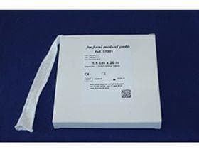 Schlauchverband, weiss, 100% Baumwolle 1.5 cm x 20 m