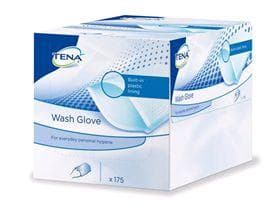 Tena Wash Glove Super mit Folie, plastifiziert, 16.5 x 25.0 cm