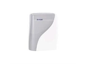 Falthandtuchspender Identity, weiss, für Z-, V- und C-Falz geeignet, Masse