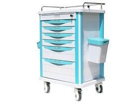 CARTIES Multifunktions-und Medikamenten- wagen Standard, 620 x 470 x 990 mm