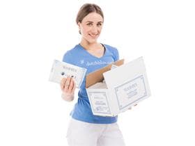 WASHIES Feuchte Waschhandschuhe, pH-hautneutral, latexfrei, hypoallergen,