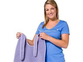 WIBBIES EDAM, Schutzserviette lila, 54 x 70 cm, zum binden