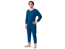 NIGHTIES LANG, Overall Langarm/Bein, Grösse S dunkelblau