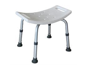 Bath Chairies  - Duschhocker ohne Rückenlehne, rechteckig, weiss