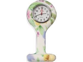 Schwesternuhr, Silikon, "Garden" ø 4 cm, 8 cm lang