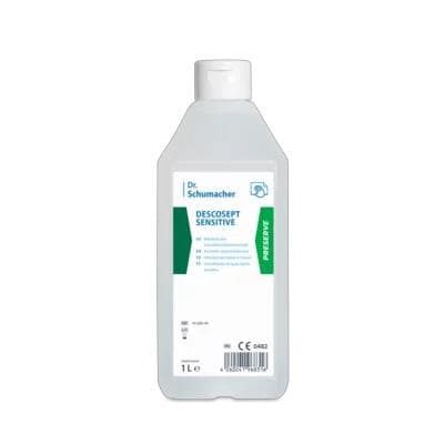 Descosept Sensitive, alkoholische Flächendesinfektion, 1 Liter Flasche