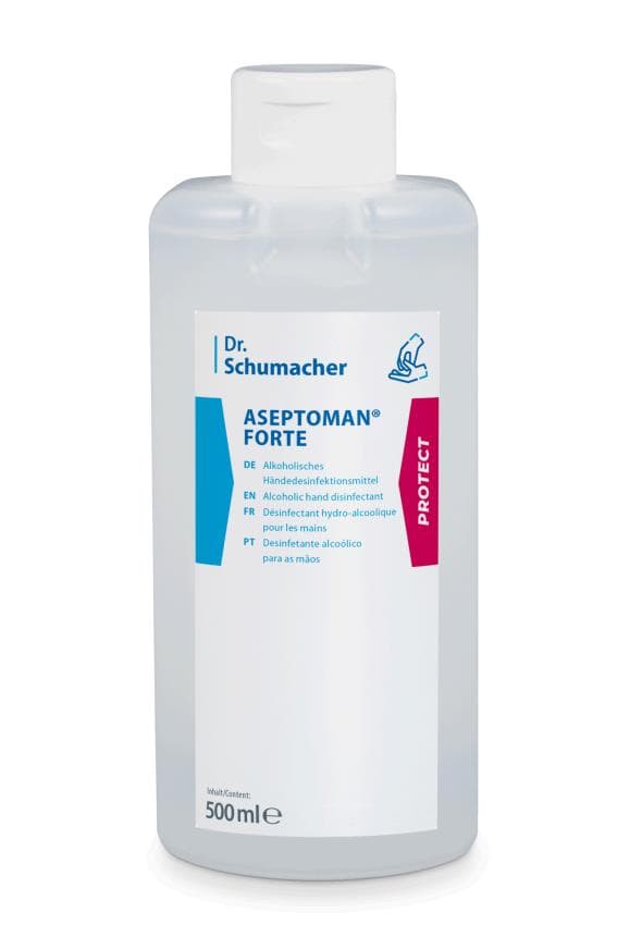 Händedesinfektion Aseptoman Gel, 500 ml alkoholisch, parfümfrei, hautverträglich