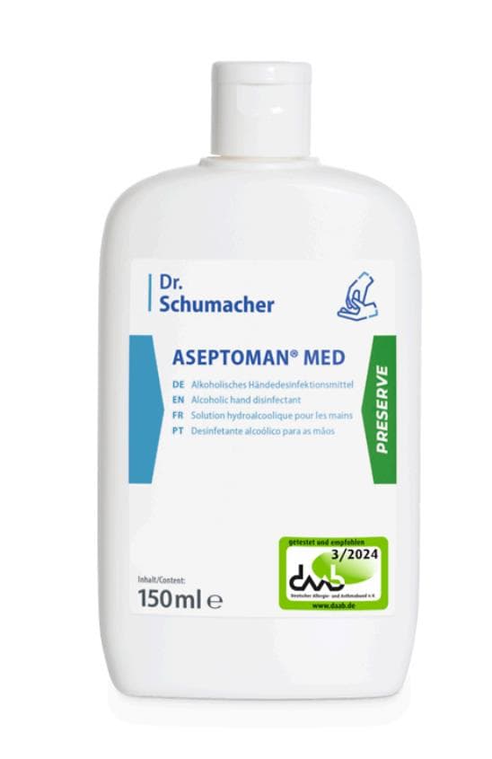 Aseptoman Med, 150 ml Kittelflasche alkoholische Händedesinfektion