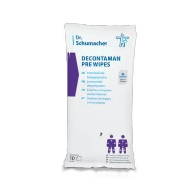 Decontaman Pre Wipes, Packung à 10 Stk. für Hände und Haut