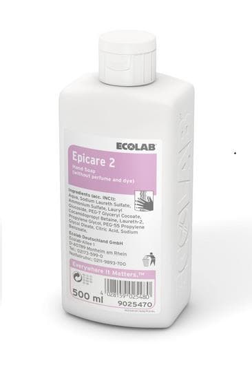 Waschlotion Epicare 2 ,500ml, parfüm- und farbstofffrei,pH: 4,8 - 5,2