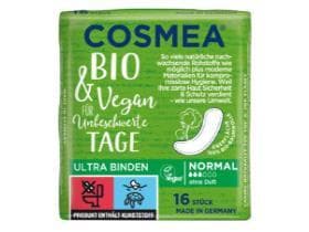 Cosmea Ultra Bio Binde Normal, ohne Flügeln, weiss, kaum spürbar,