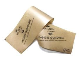 Welcome Sanitary strip, Hygienesiegel